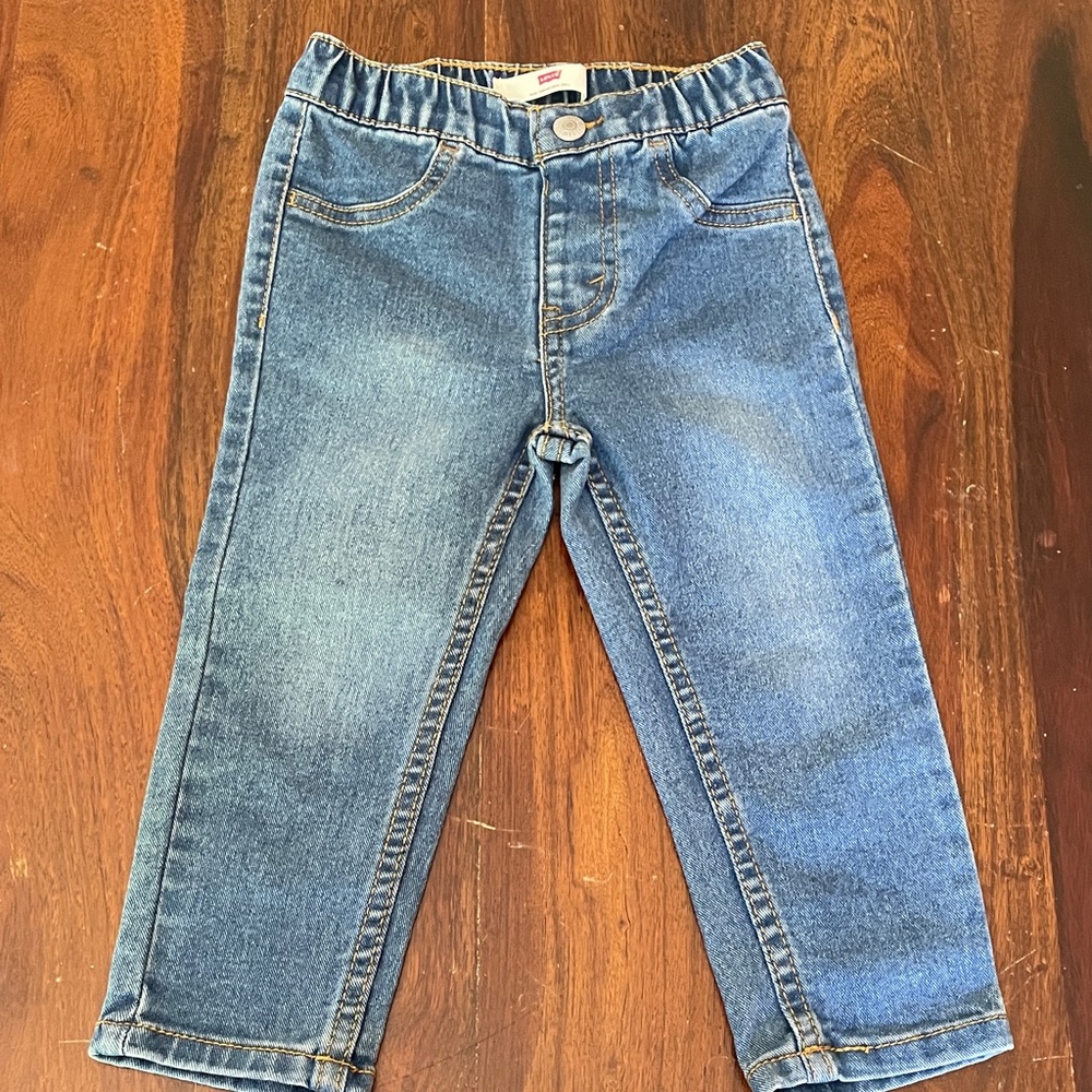 Levi's Kids Light Blue Stretch Denim Jeans 18m